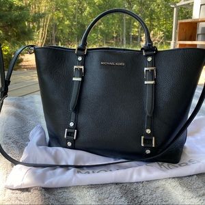 Michael Kors Bedford Lagacy Pebbled Leather Bag